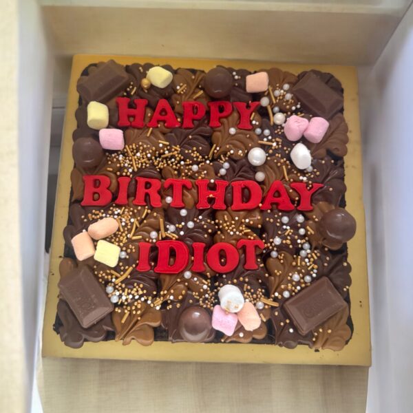 Customised Name Brownie 18cm - Image 2