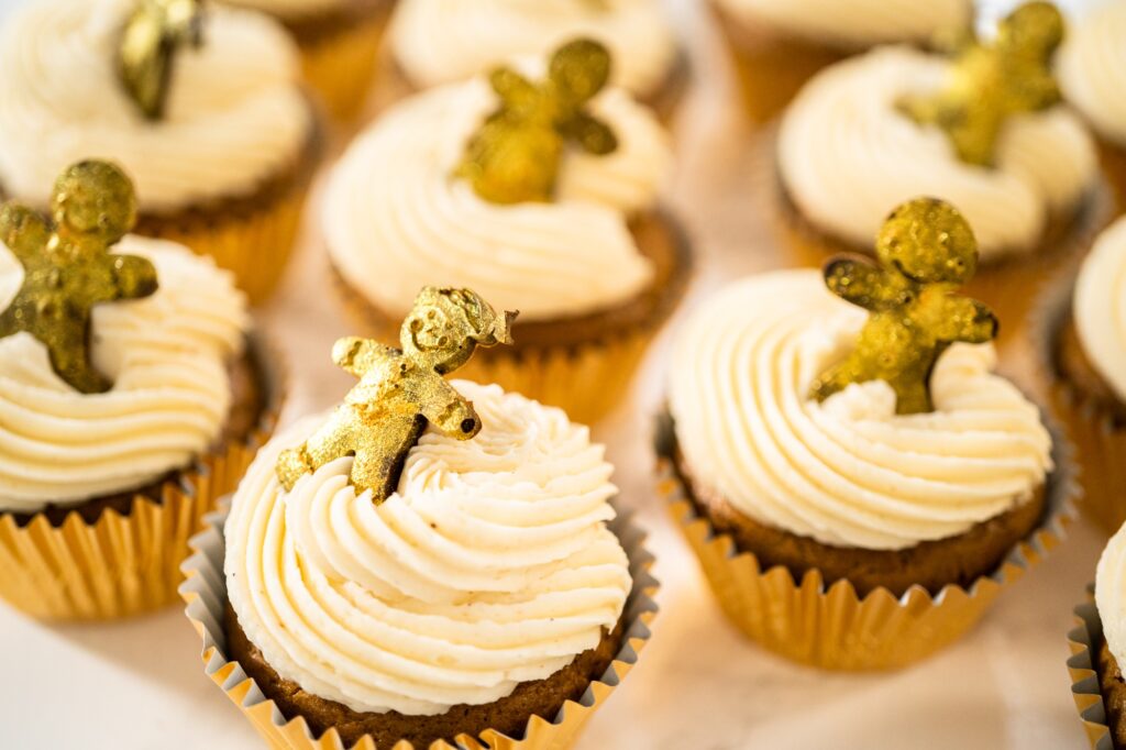 Gingerbread cupcakes