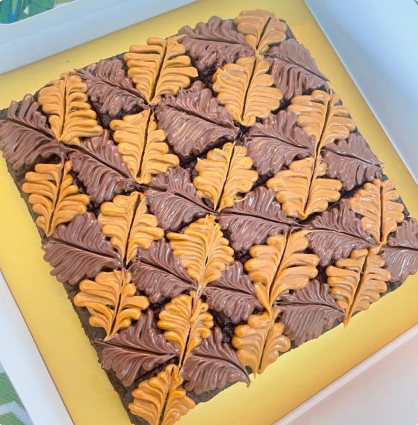 Nutella,Biscoff Brownie (36pcs) 18cm
