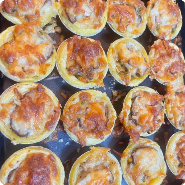 Mushroom chicken Quiche (10pcs)