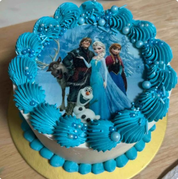 Elsa Edible Image Cake 6”