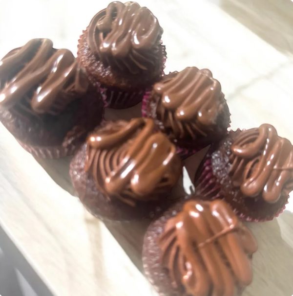 Mini Nutella Cupcakes